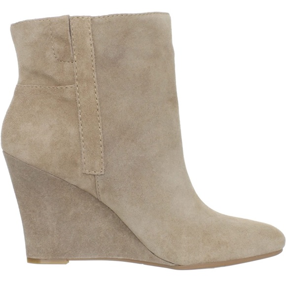 Nine West Suede Wedge Booties - Picture 4 of 7